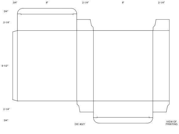 Software Box Template Volpe Packaging